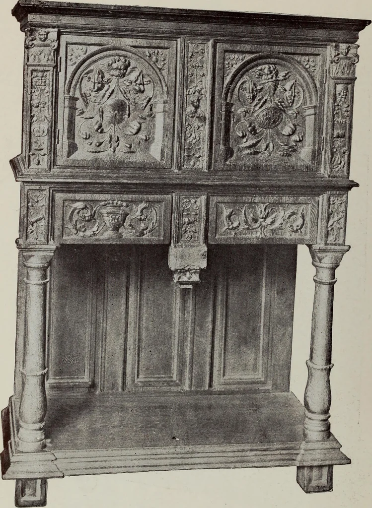 An illustration from French furniture in the middle ages and under Louis XIII, 1900, leaf 194