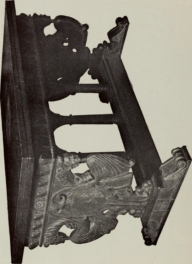 An illustration from French furniture in the middle ages and under Louis XIII, 1900, leaf 196