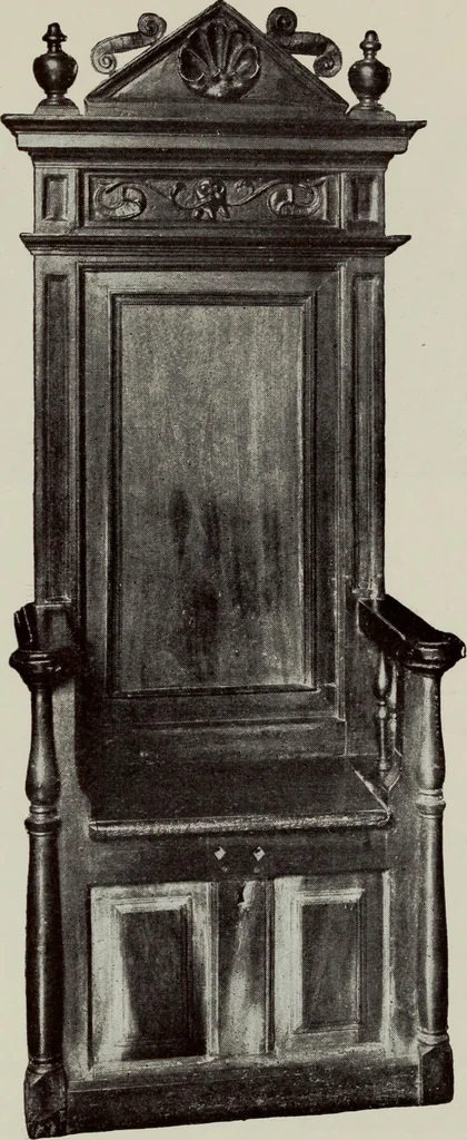 An illustration from French furniture in the middle ages and under Louis XIII, 1900, leaf 199