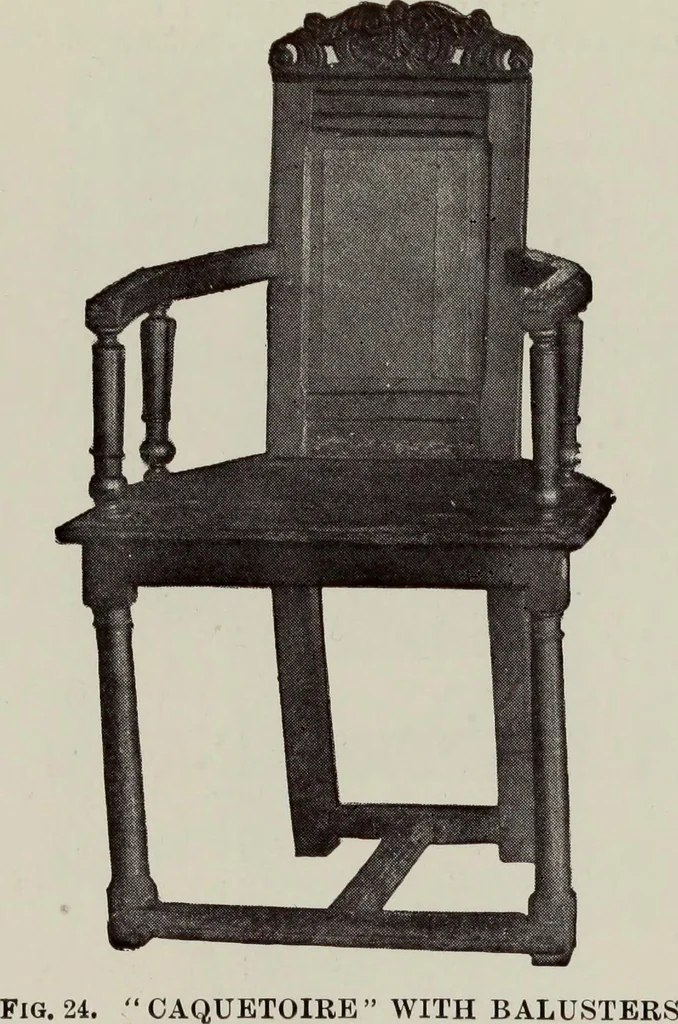 An illustration from French furniture in the middle ages and under Louis XIII, 1900, leaf 201