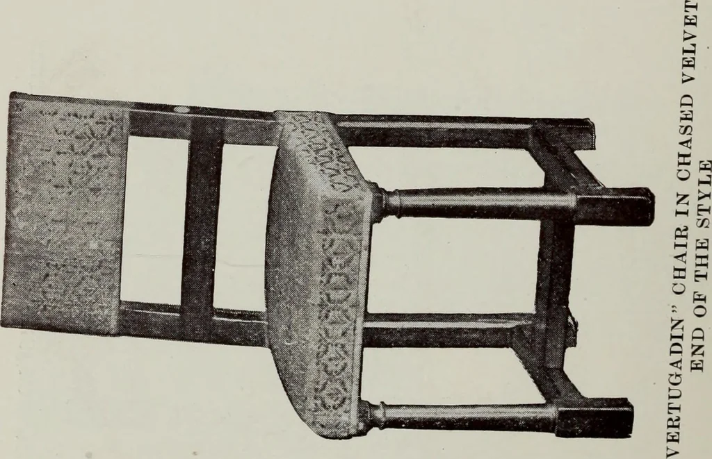 An illustration from French furniture in the middle ages and under Louis XIII, 1900, leaf 202