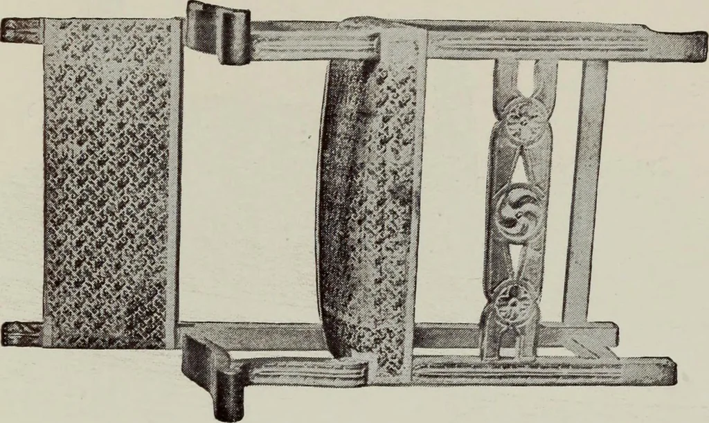 An illustration from French furniture in the middle ages and under Louis XIII, 1900, leaf 203