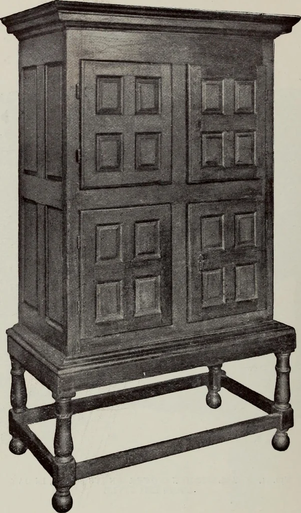 An illustration from French furniture in the middle ages and under Louis XIII, 1900, leaf 206