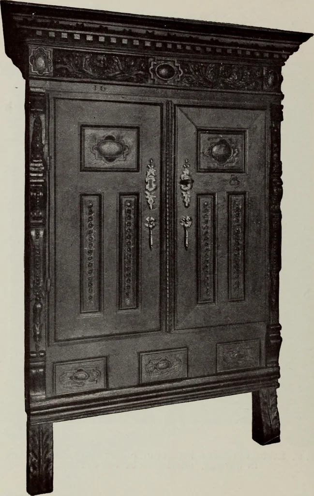 An illustration from French furniture in the middle ages and under Louis XIII, 1900, leaf 208
