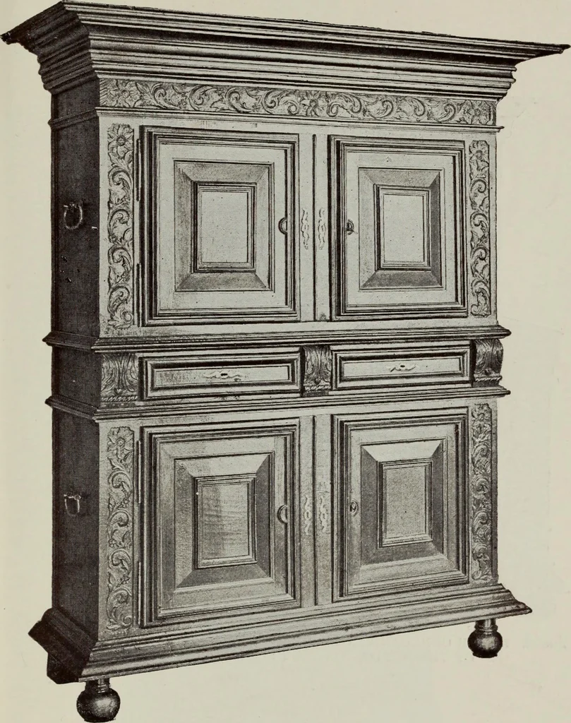 An illustration from French furniture in the middle ages and under Louis XIII, 1900, leaf 209