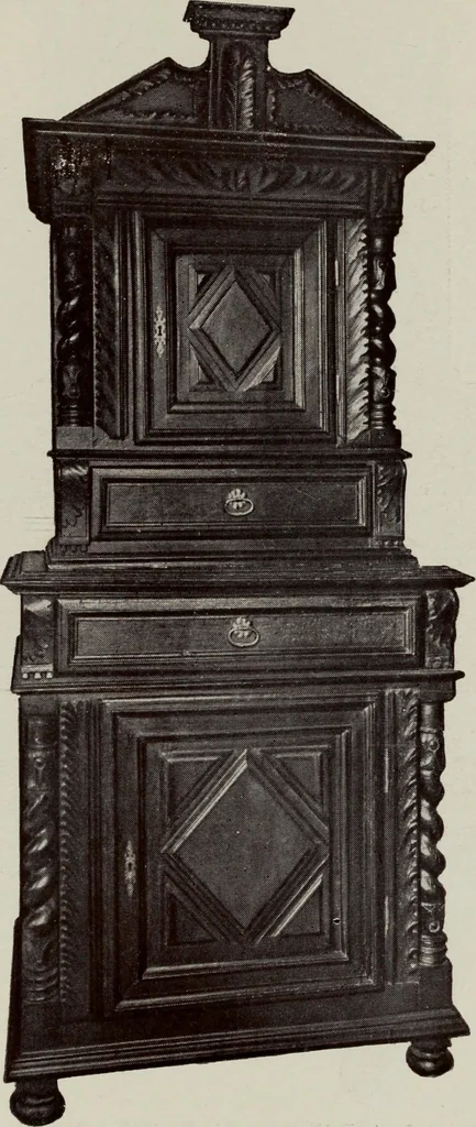 An illustration from French furniture in the middle ages and under Louis XIII, 1900, leaf 211
