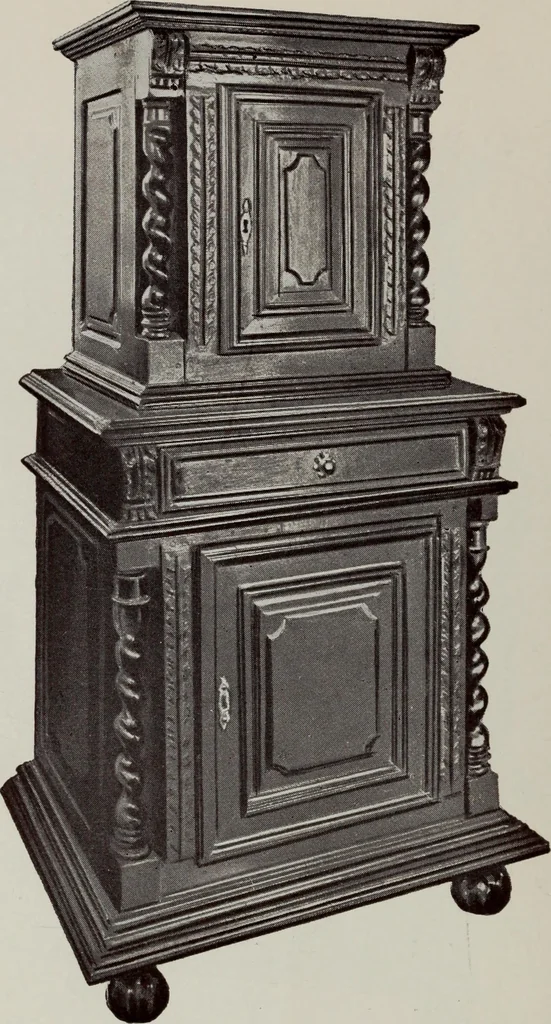 An illustration from French furniture in the middle ages and under Louis XIII, 1900, leaf 212