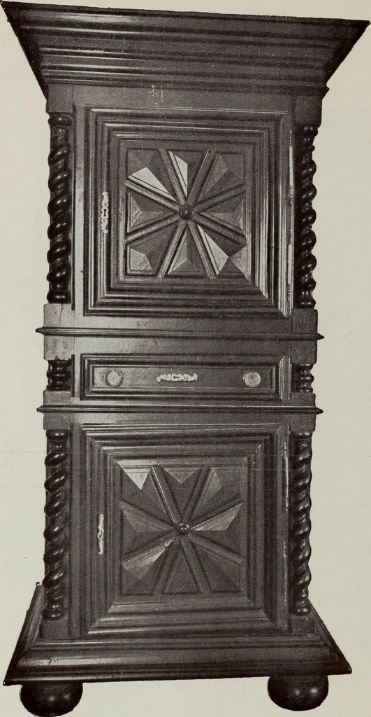 An illustration from French furniture in the middle ages and under Louis XIII, 1900, leaf 214