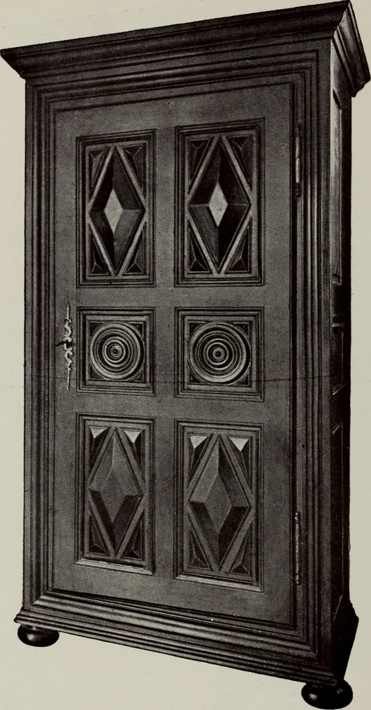 An illustration from French furniture in the middle ages and under Louis XIII, 1900, leaf 220