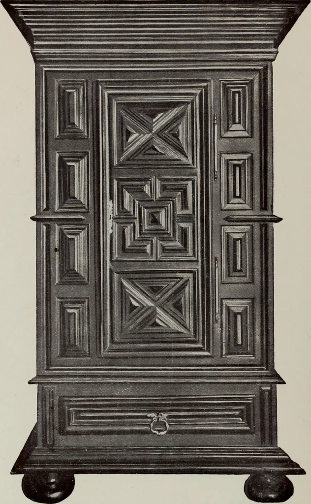 An illustration from French furniture in the middle ages and under Louis XIII, 1900, leaf 222