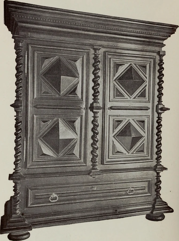An illustration from French furniture in the middle ages and under Louis XIII, 1900, leaf 224