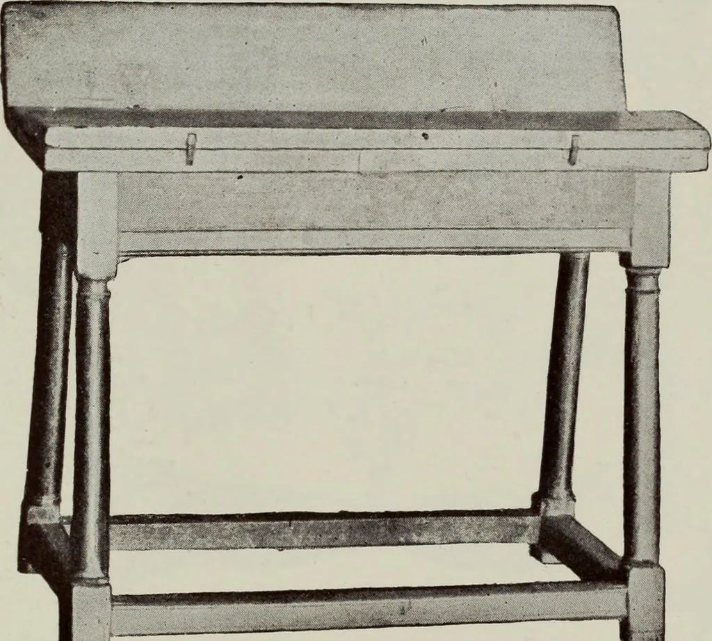 An illustration from French furniture in the middle ages and under Louis XIII, 1900, leaf 229