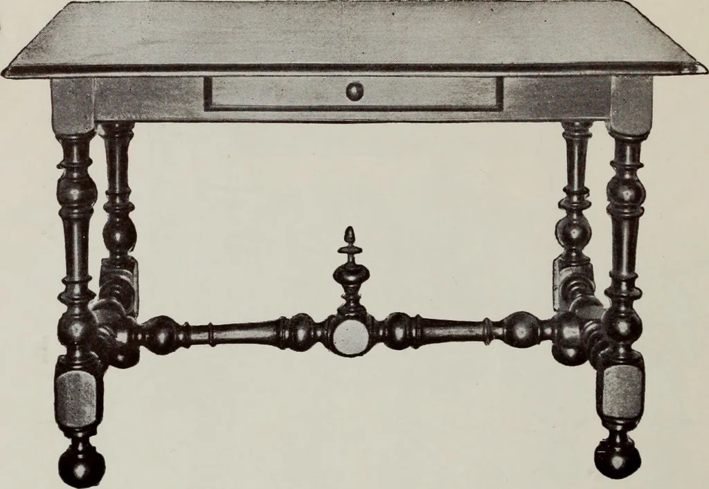 An illustration from French furniture in the middle ages and under Louis XIII, 1900, leaf 230