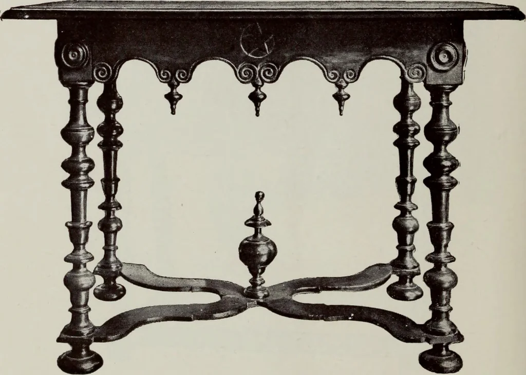 An illustration from French furniture in the middle ages and under Louis XIII, 1900, leaf 230