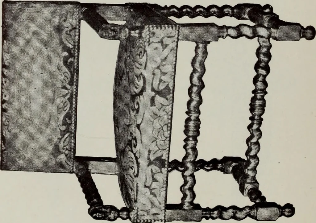 An illustration from French furniture in the middle ages and under Louis XIII, 1900, leaf 234