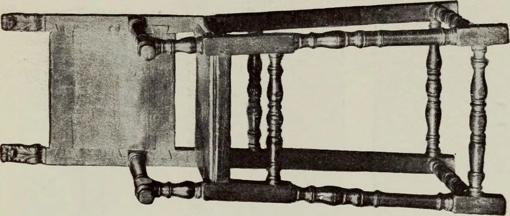 An illustration from French furniture in the middle ages and under Louis XIII, 1900, leaf 235