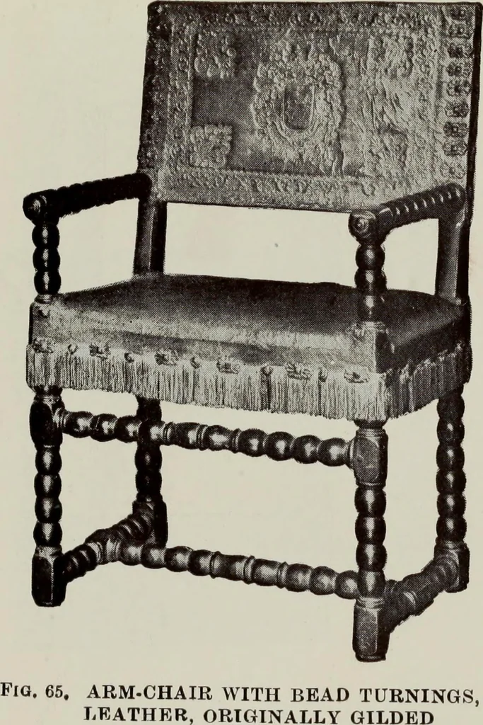 An illustration from French furniture in the middle ages and under Louis XIII, 1900, leaf 235
