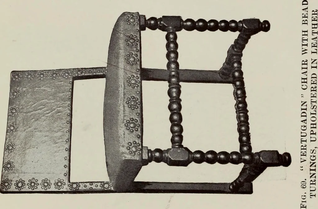 An illustration from French furniture in the middle ages and under Louis XIII, 1900, leaf 237