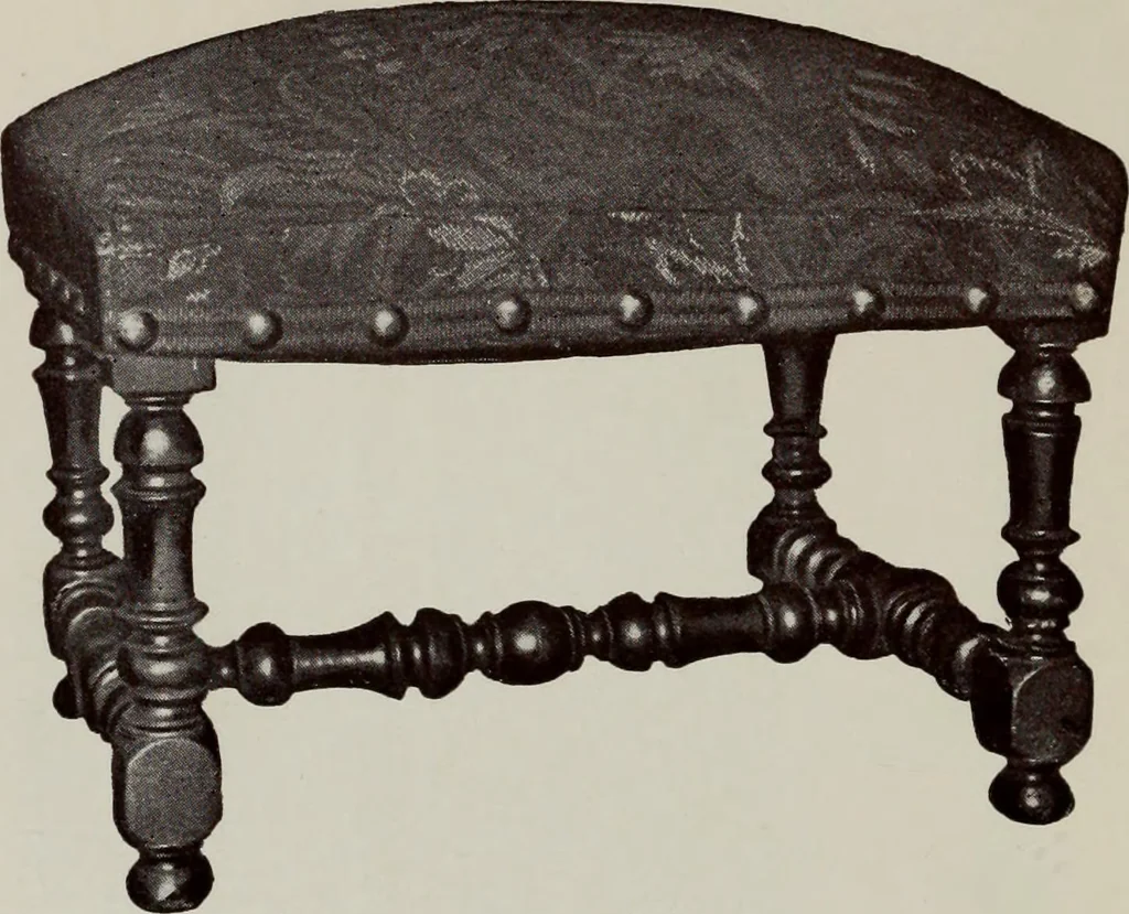 An illustration from French furniture in the middle ages and under Louis XIII, 1900, leaf 242