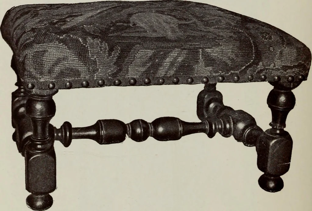 An illustration from French furniture in the middle ages and under Louis XIII, 1900, leaf 242
