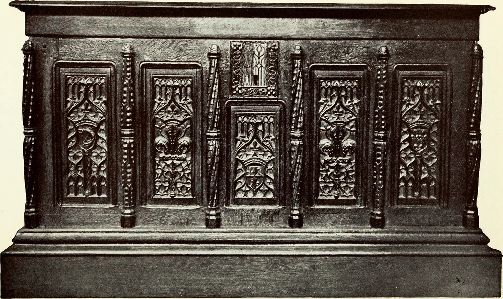 An illustration from French furniture in the middle ages and under Louis XIII, 1900, leaf 178
