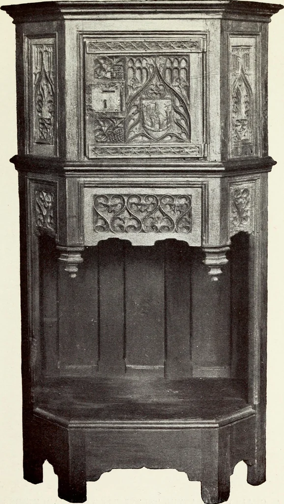 An illustration from French furniture in the middle ages and under Louis XIII, 1900, leaf 179