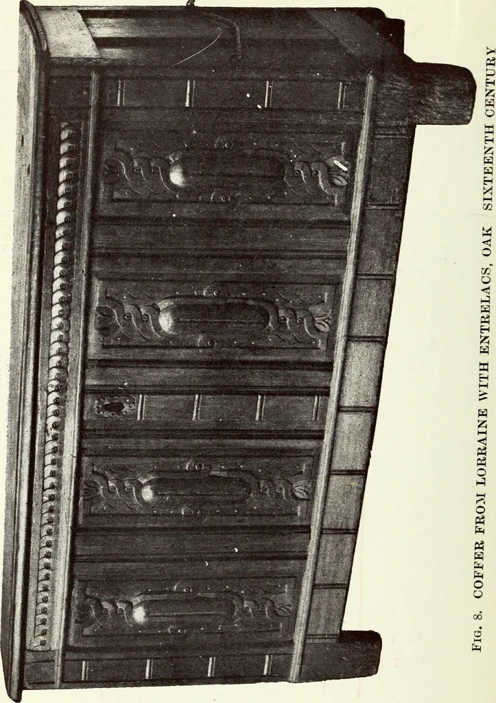 An illustration from French furniture in the middle ages and under Louis XIII, 1900, leaf 184