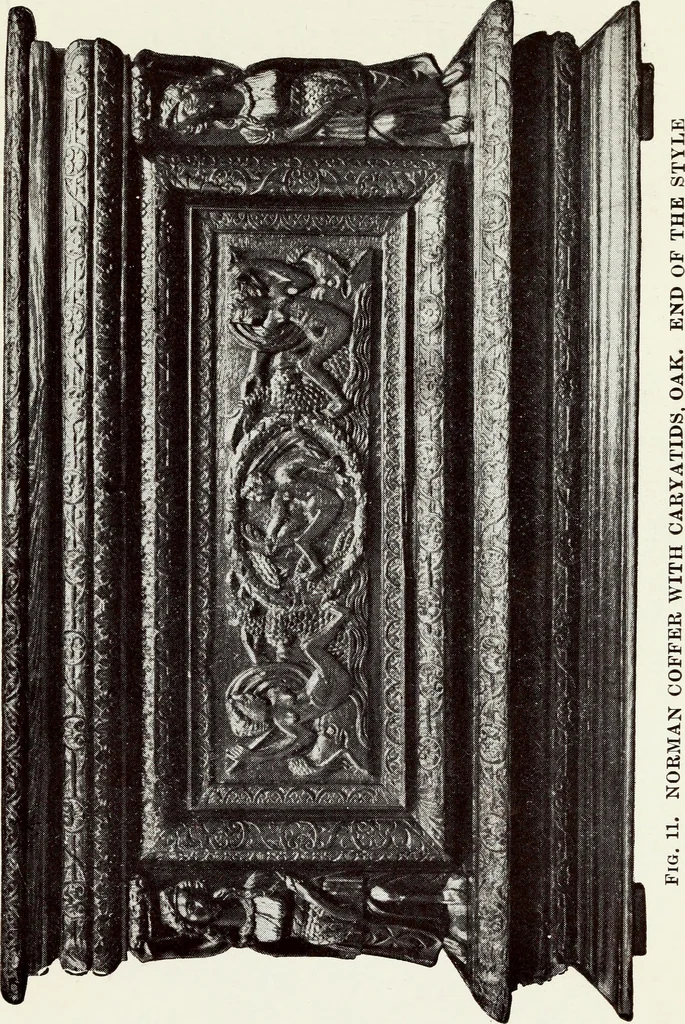 An illustration from French furniture in the middle ages and under Louis XIII, 1900, leaf 187