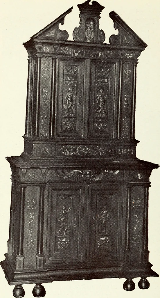 An illustration from French furniture in the middle ages and under Louis XIII, 1900, leaf 190