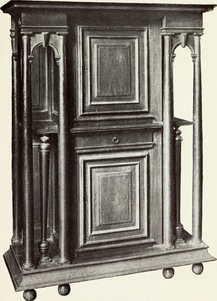 An illustration from French furniture in the middle ages and under Louis XIII, 1900, leaf 191
