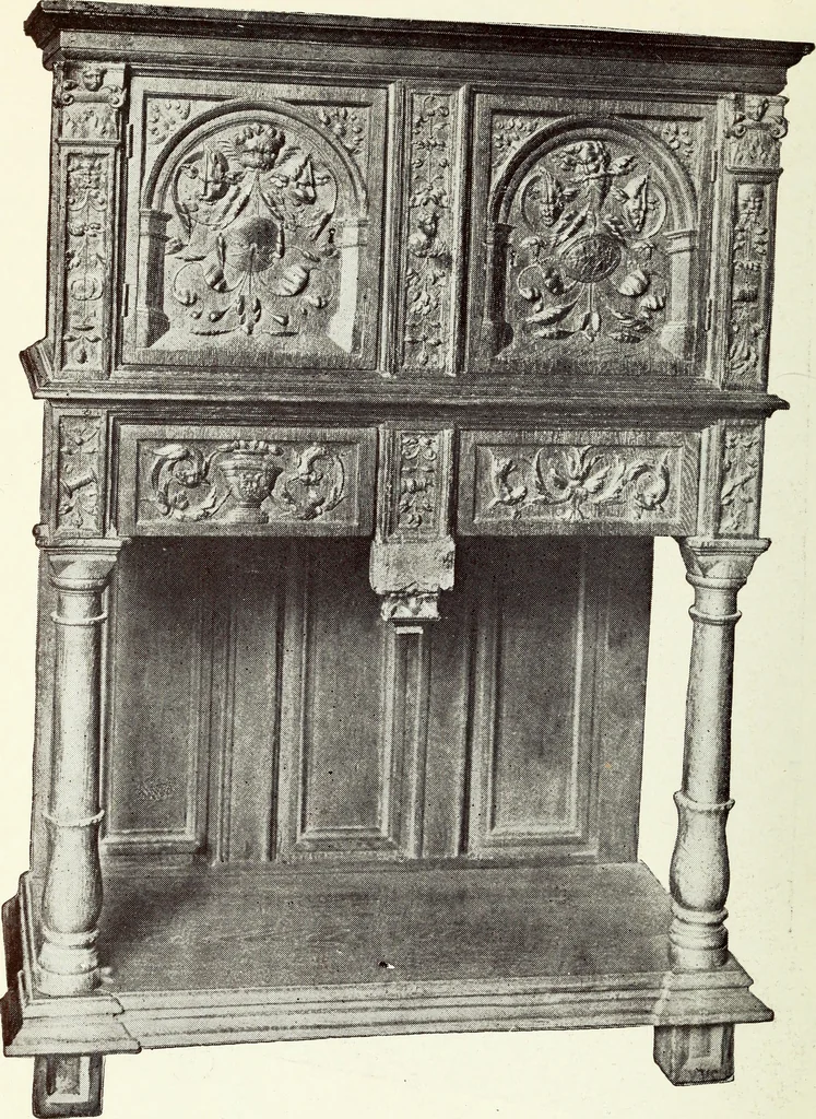 An illustration from French furniture in the middle ages and under Louis XIII, 1900, leaf 192