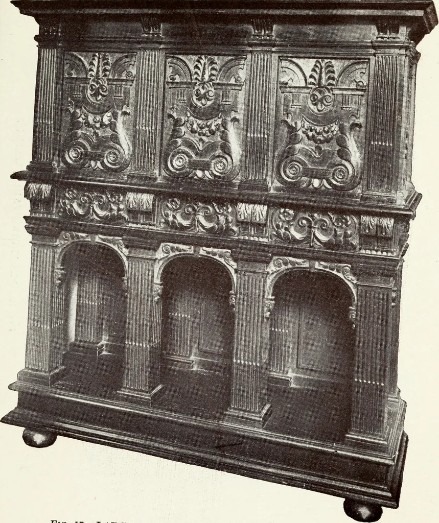 An illustration from French furniture in the middle ages and under Louis XIII, 1900, leaf 193