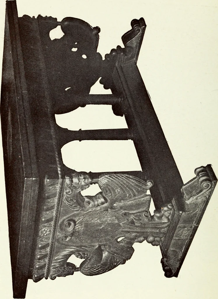 An illustration from French furniture in the middle ages and under Louis XIII, 1900, leaf 194