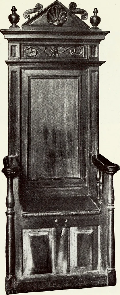 An illustration from French furniture in the middle ages and under Louis XIII, 1900, leaf 197