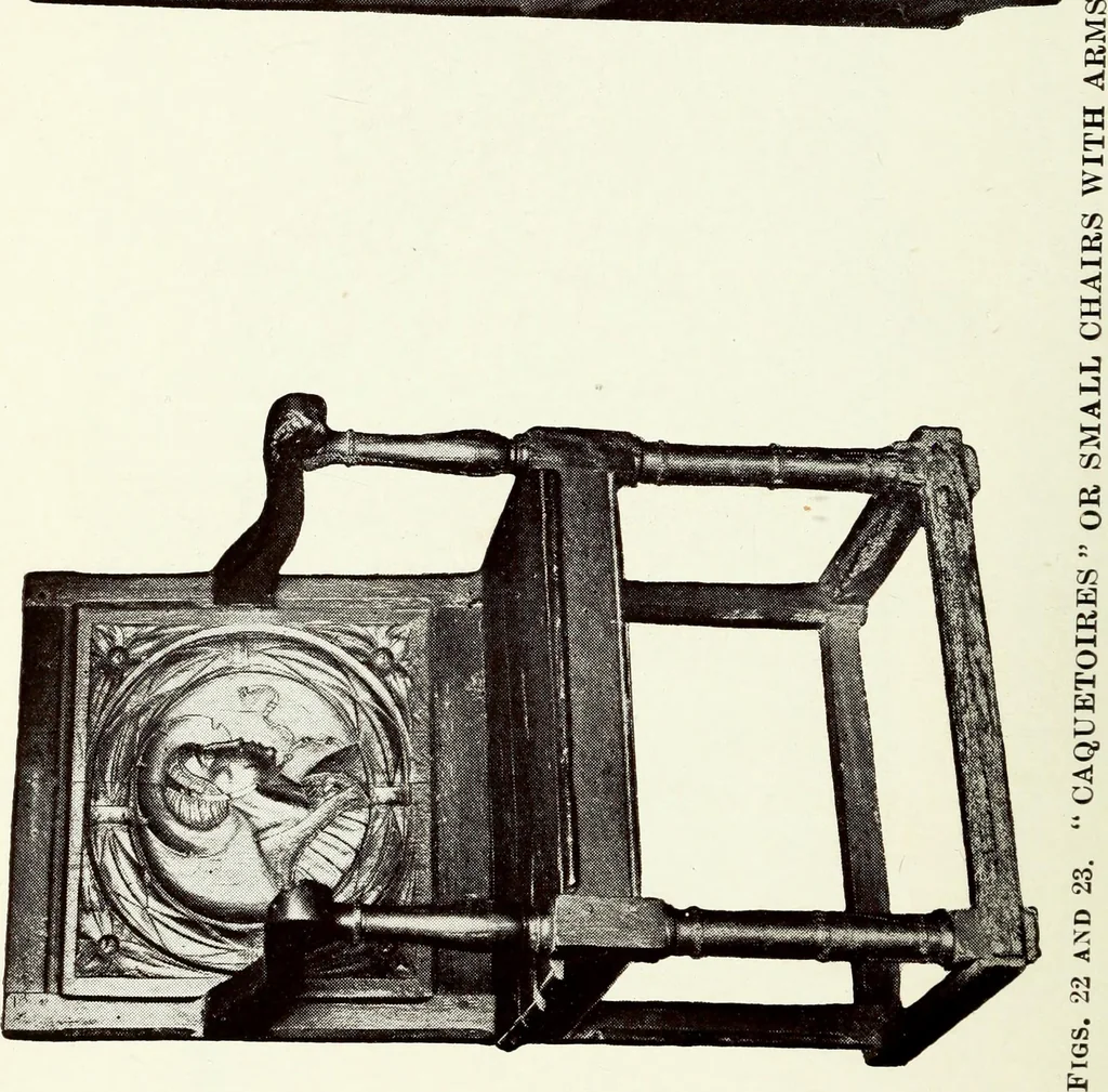 An illustration from French furniture in the middle ages and under Louis XIII, 1900, leaf 198