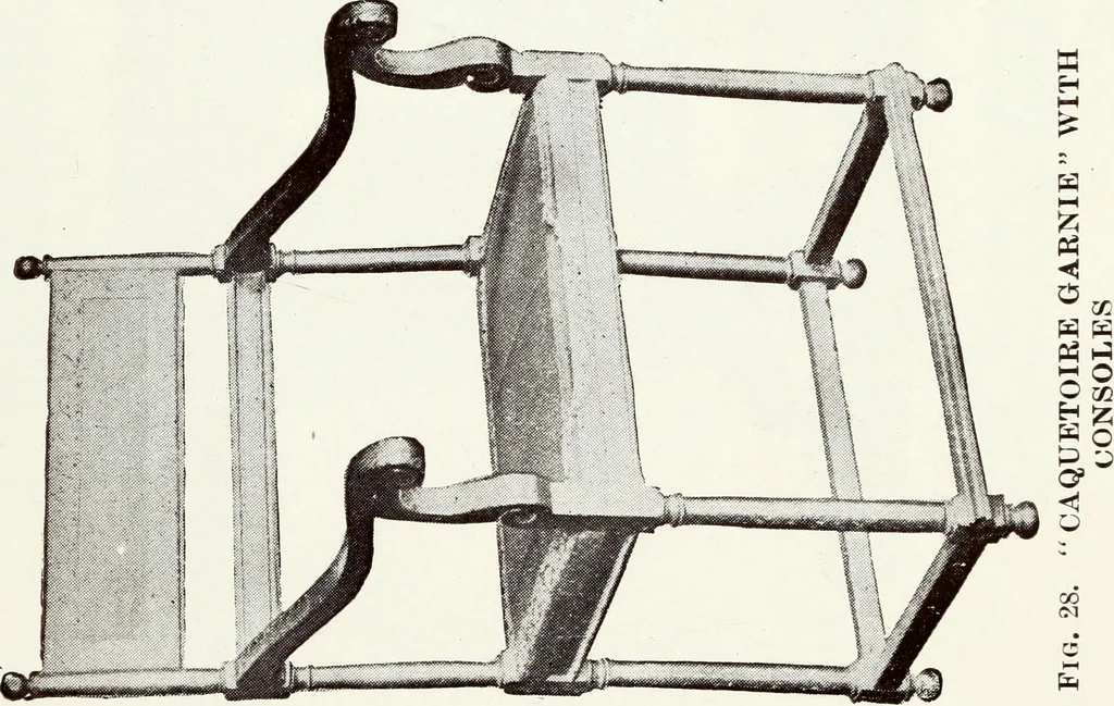 An illustration from French furniture in the middle ages and under Louis XIII, 1900, leaf 201