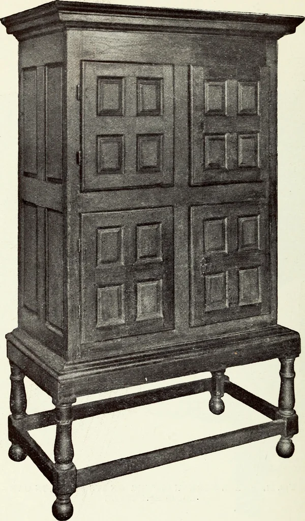 An illustration from French furniture in the middle ages and under Louis XIII, 1900, leaf 204