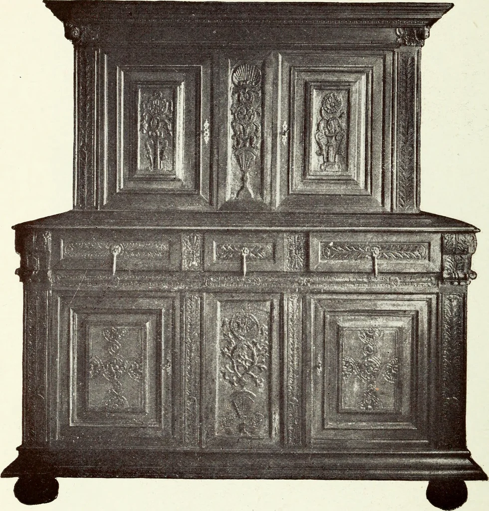 An illustration from French furniture in the middle ages and under Louis XIII, 1900, leaf 208