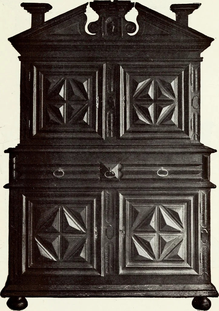 An illustration from French furniture in the middle ages and under Louis XIII, 1900, leaf 215