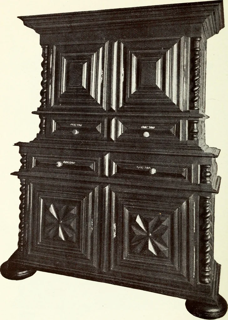 An illustration from French furniture in the middle ages and under Louis XIII, 1900, leaf 216