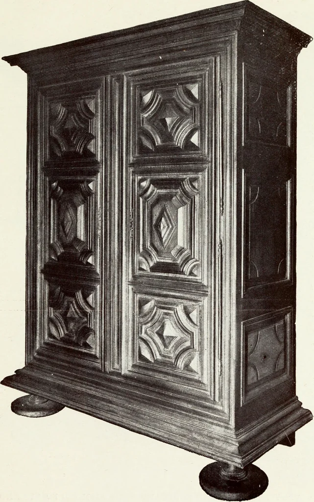 An illustration from French furniture in the middle ages and under Louis XIII, 1900, leaf 221