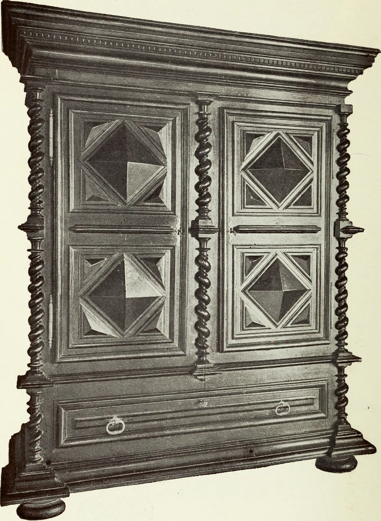 An illustration from French furniture in the middle ages and under Louis XIII, 1900, leaf 222