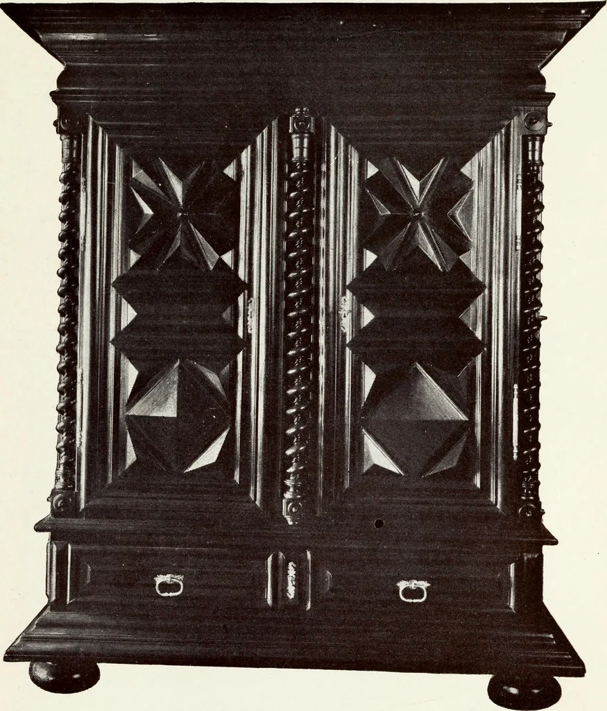 An illustration from French furniture in the middle ages and under Louis XIII, 1900, leaf 223
