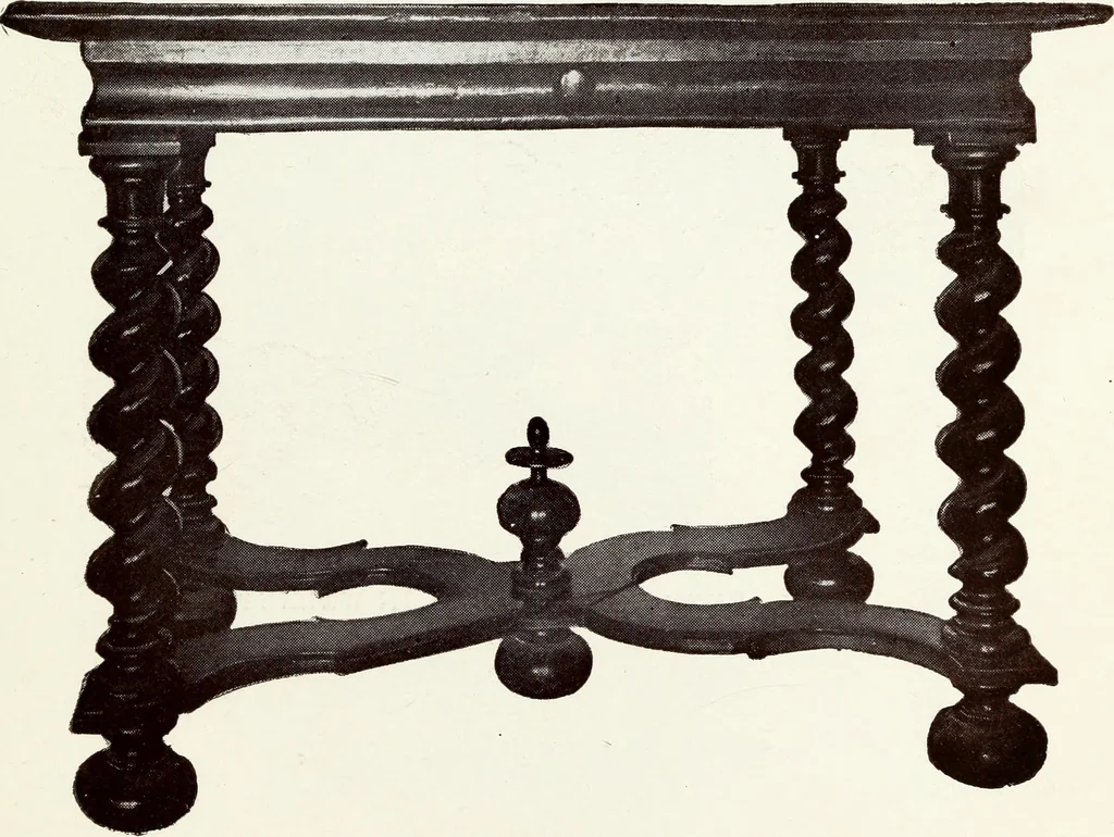 An illustration from French furniture in the middle ages and under Louis XIII, 1900, leaf 225