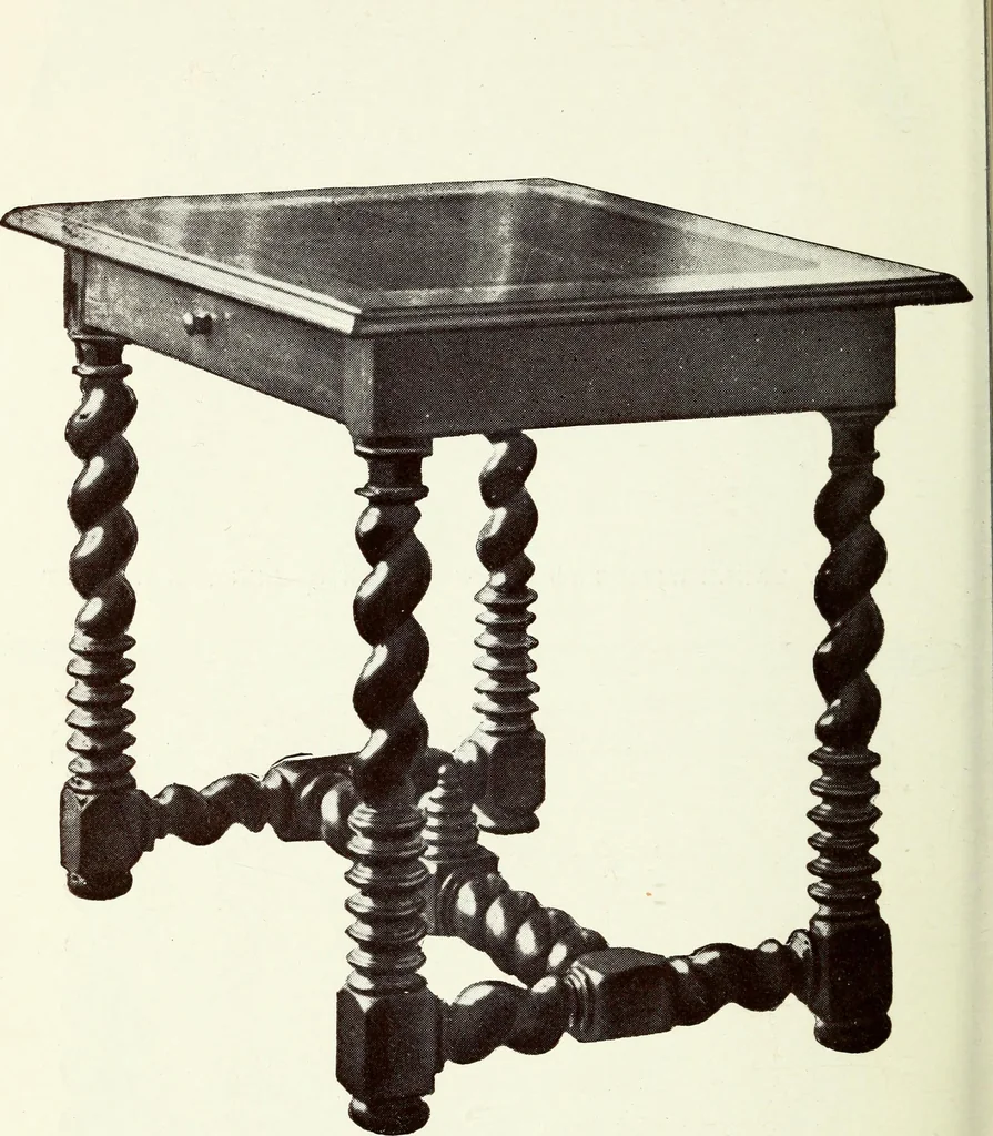 An illustration from French furniture in the middle ages and under Louis XIII, 1900, leaf 226