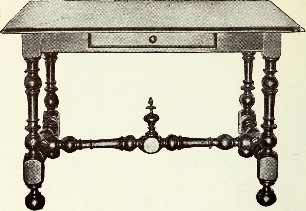An illustration from French furniture in the middle ages and under Louis XIII, 1900, leaf 228