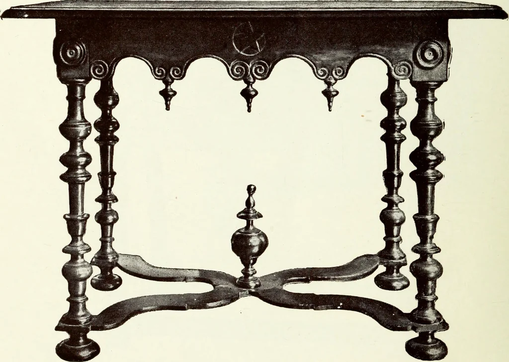 An illustration from French furniture in the middle ages and under Louis XIII, 1900, leaf 228