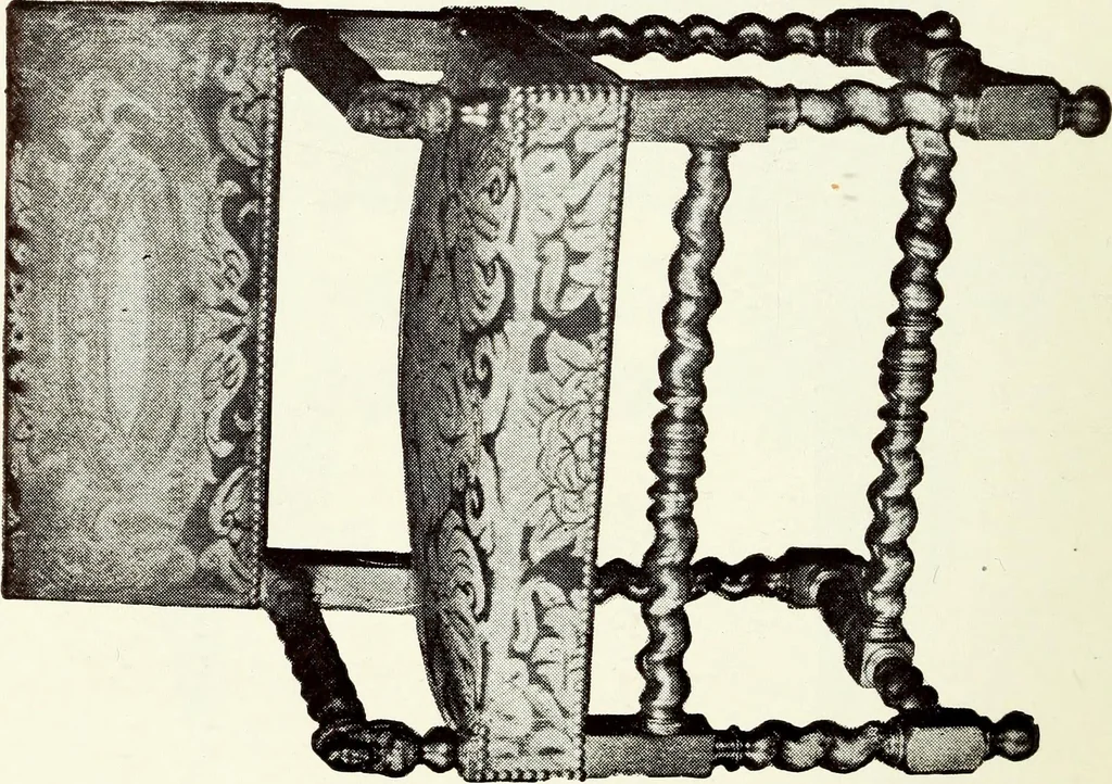 An illustration from French furniture in the middle ages and under Louis XIII, 1900, leaf 232