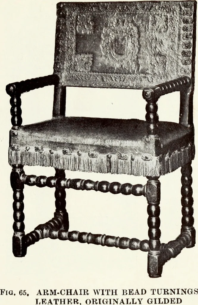 An illustration from French furniture in the middle ages and under Louis XIII, 1900, leaf 233