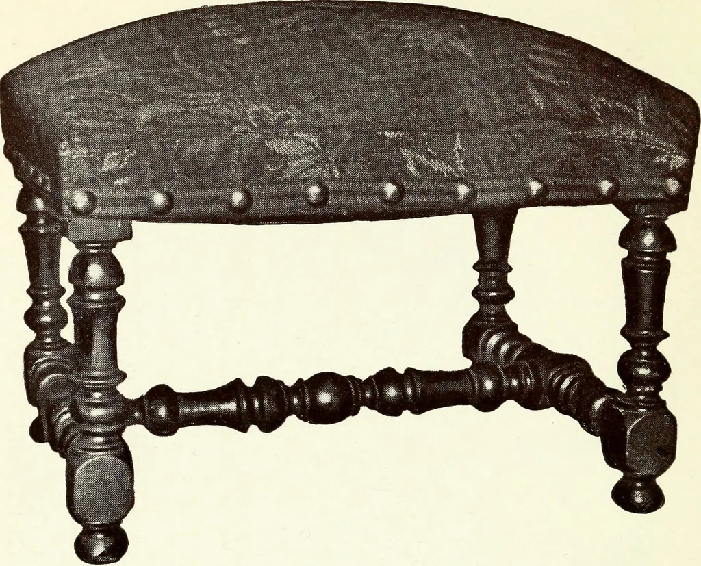An illustration from French furniture in the middle ages and under Louis XIII, 1900, leaf 240